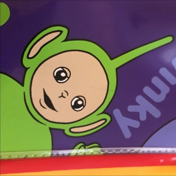 Vintage 1990’s Teletubbies Roll Suitcase 4 Tubbies - Picture 9 of 13